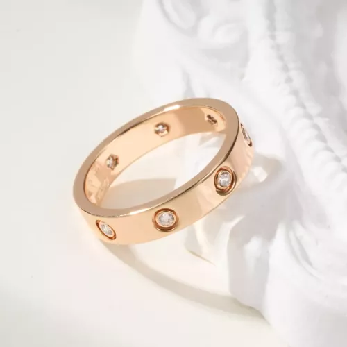 Replica Cartier Rings In Rose Gold #1311730 $42.00 USD for Wholesale