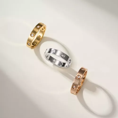 Replica Cartier Rings In Rose Gold #1311730 $42.00 USD for Wholesale