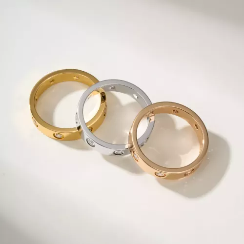 Replica Cartier Rings In Rose Gold #1311730 $42.00 USD for Wholesale