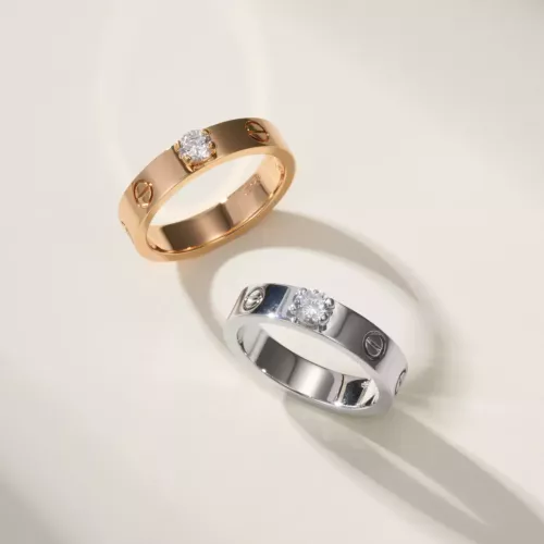 Replica Cartier Rings In Rose Gold #1311735 $42.00 USD for Wholesale