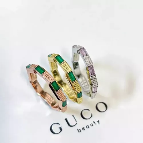 Replica Gucci Rings For Unisex In Gold #1311766 $32.00 USD for Wholesale
