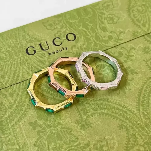 Replica Gucci Rings For Unisex In Gold #1311766 $32.00 USD for Wholesale