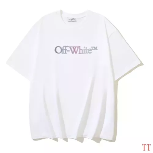 Replica Off-White T-Shirts Short Sleeved For Unisex #1316006 $32.00 USD for Wholesale