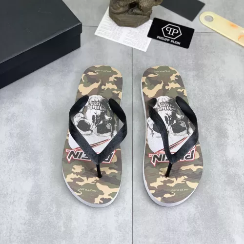 Cheap Philipp Plein PP Slippers For Men #1317213, $$48.00 USD On Philipp Plein PP Slippers
