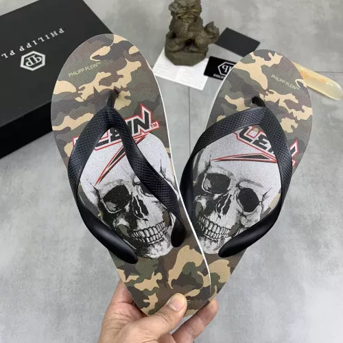 Replica Philipp Plein PP Slippers For Men #1317213 $48.00 USD for Wholesale