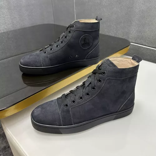Cheap Christian Louboutin High Top Shoes For Men #1318302, $$92.00 USD On Christian Louboutin High Top Shoes