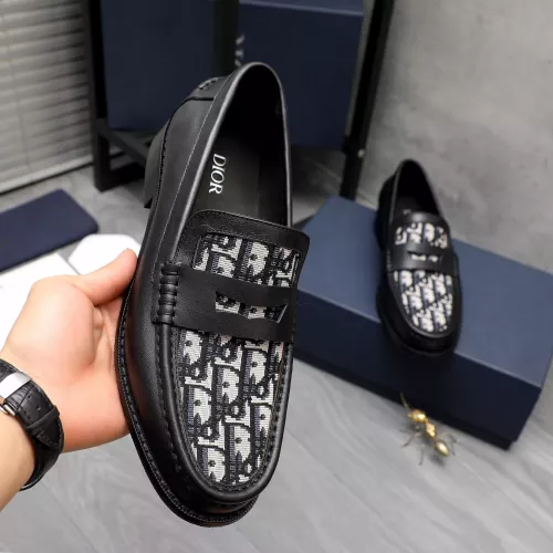 Replica Christian Dior Leather Shoes For Men #1318397 $100.00 USD for Wholesale