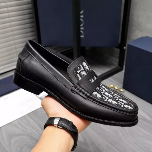 Replica Christian Dior Leather Shoes For Men #1318397 $100.00 USD for Wholesale