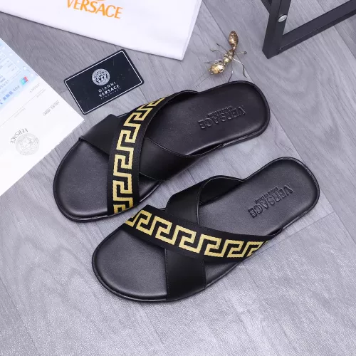Replica Versace Slippers For Men #1318416 $42.00 USD for Wholesale