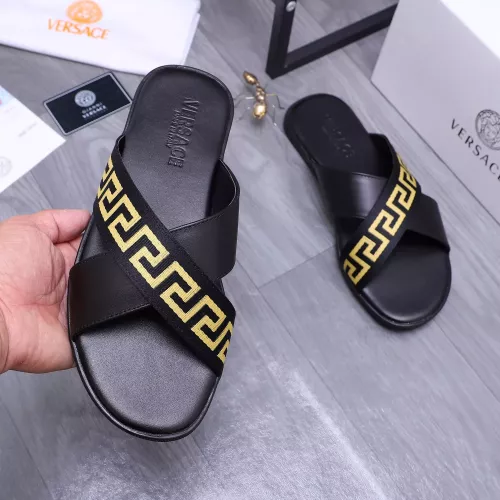 Replica Versace Slippers For Men #1318416 $42.00 USD for Wholesale