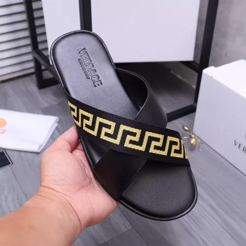 Replica Versace Slippers For Men #1318416 $42.00 USD for Wholesale