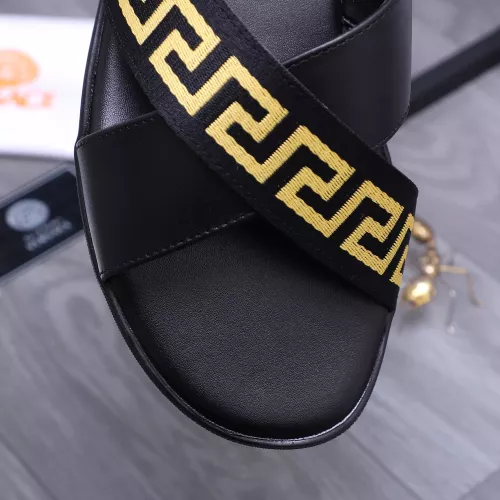 Replica Versace Slippers For Men #1318416 $42.00 USD for Wholesale