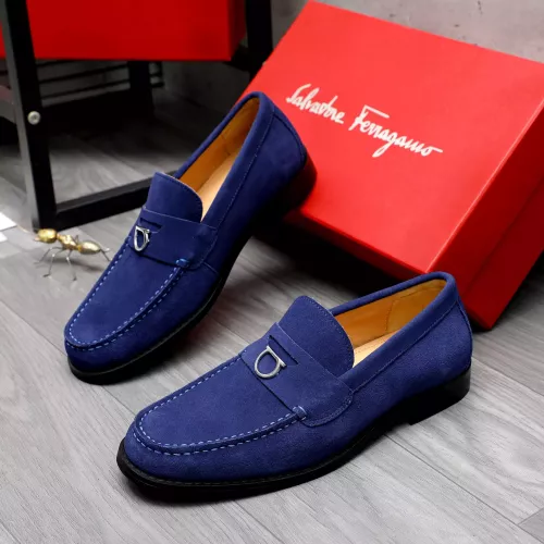 Cheap Salvatore Ferragamo Leather Shoes For Men #1318459, $$88.00 USD On Salvatore Ferragamo Leather Shoes