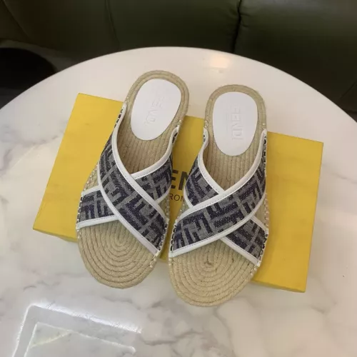Replica Fendi Slippers For Men #1318475 $60.00 USD for Wholesale