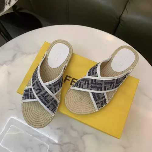 Replica Fendi Slippers For Men #1318475 $60.00 USD for Wholesale