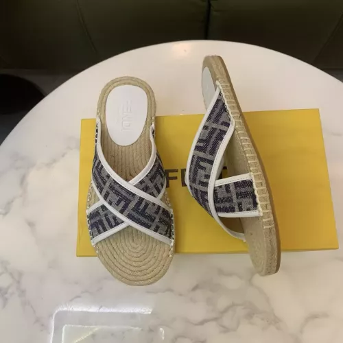 Replica Fendi Slippers For Men #1318475 $60.00 USD for Wholesale