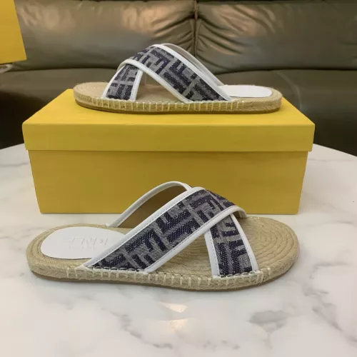 Replica Fendi Slippers For Men #1318475 $60.00 USD for Wholesale
