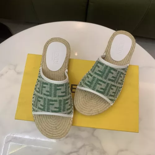 Replica Fendi Slippers For Men #1318490 $60.00 USD for Wholesale