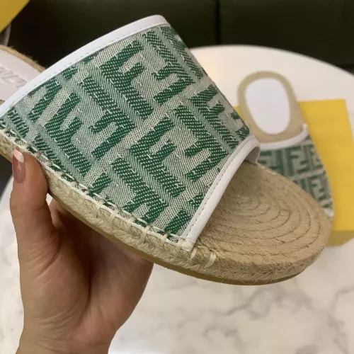 Replica Fendi Slippers For Men #1318490 $60.00 USD for Wholesale