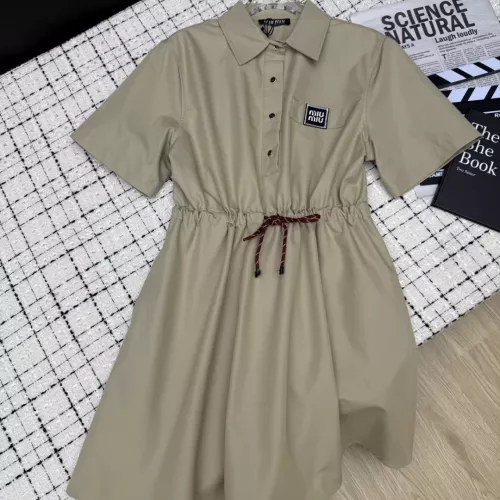 Cheap MIU MIU Dresses Short Sleeved For Women #1318597, $$72.00 USD On MIU MIU Dresses