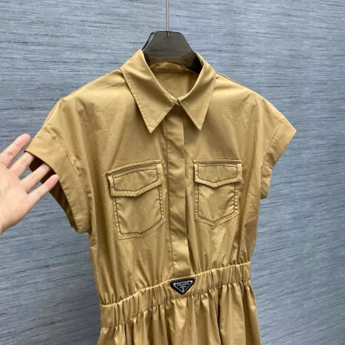 Replica Prada Dresses Short Sleeved For Women #1318600 $80.00 USD for Wholesale
