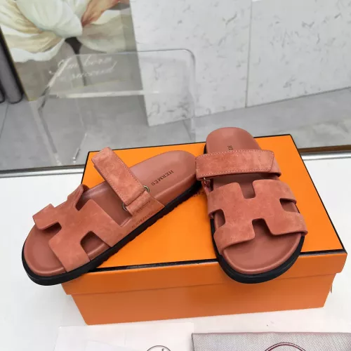 Replica Hermes Slippers For Women #1318719 $88.00 USD for Wholesale