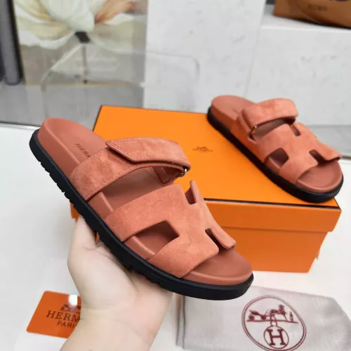 Replica Hermes Slippers For Women #1318719 $88.00 USD for Wholesale
