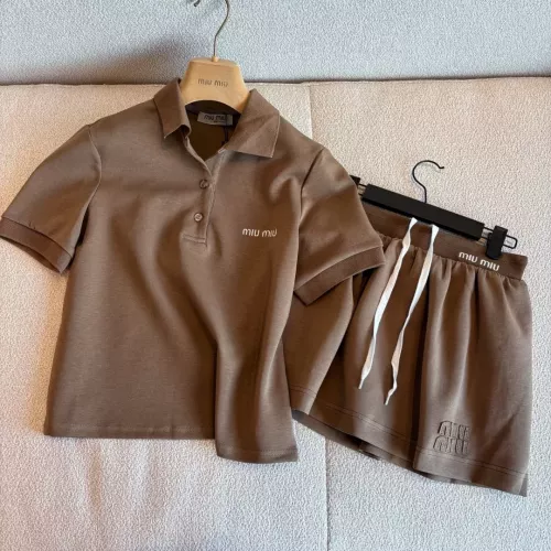 Cheap MIU MIU Tracksuits Short Sleeved For Women #1318722, $$80.00 USD On MIU MIU Tracksuits