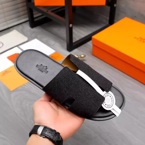 Replica Hermes Slippers For Men #1318790 $48.00 USD for Wholesale