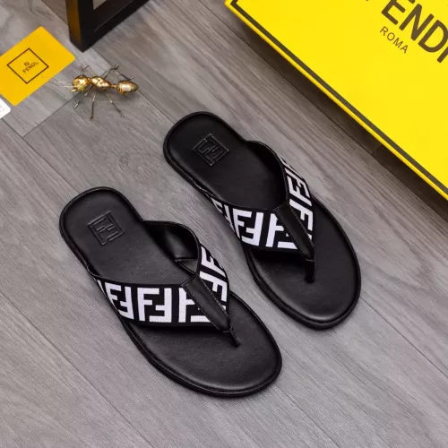 Replica Fendi Slippers For Men #1318889 $42.00 USD for Wholesale