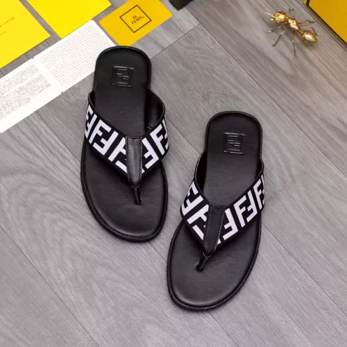 Replica Fendi Slippers For Men #1318889 $42.00 USD for Wholesale
