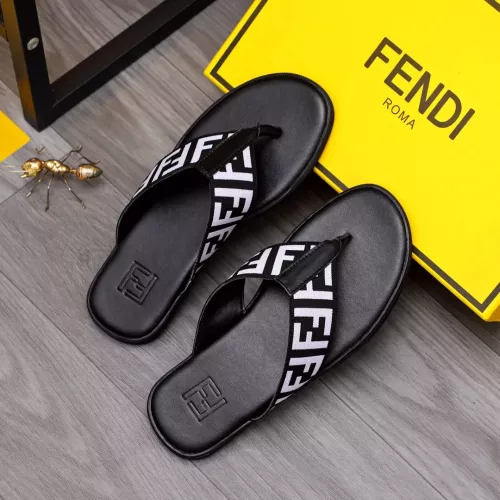 Replica Fendi Slippers For Men #1318889 $42.00 USD for Wholesale