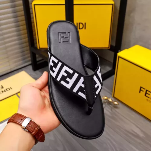 Replica Fendi Slippers For Men #1318889 $42.00 USD for Wholesale