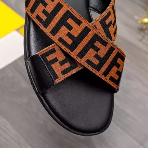 Replica Fendi Slippers For Men #1318890 $42.00 USD for Wholesale
