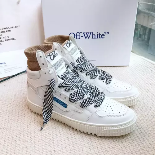 Cheap Off-White High Tops Shoes For Men #1319153, $$112.00 USD On Off-White High Tops Shoes