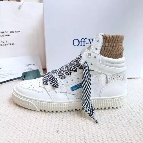 Replica Off-White High Tops Shoes For Men #1319153 $112.00 USD for Wholesale
