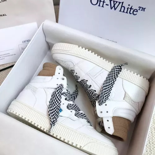 Replica Off-White High Tops Shoes For Men #1319153 $112.00 USD for Wholesale