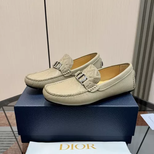 Replica Christian Dior Leather Shoes For Men #1319293 $100.00 USD for Wholesale
