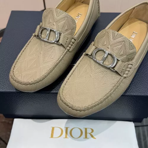 Replica Christian Dior Leather Shoes For Men #1319293 $100.00 USD for Wholesale