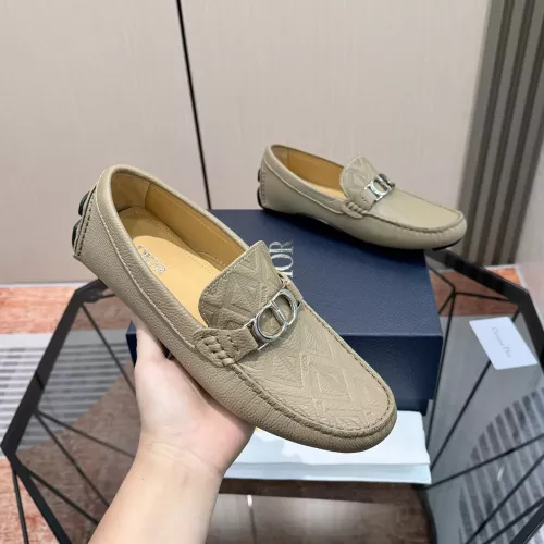 Replica Christian Dior Leather Shoes For Men #1319293 $100.00 USD for Wholesale