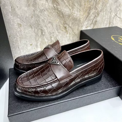 Cheap Prada Leather Shoes For Men #1319329, $$155.00 USD On Prada Leather Shoes
