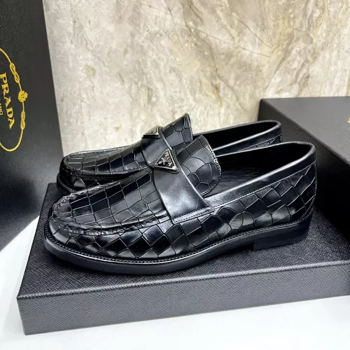 Cheap Prada Leather Shoes For Men #1319330, $$155.00 USD On Prada Leather Shoes