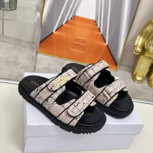 Replica Christian Dior Slippers For Women #1319847 $92.00 USD for Wholesale
