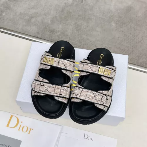 Replica Christian Dior Slippers For Women #1319847 $92.00 USD for Wholesale