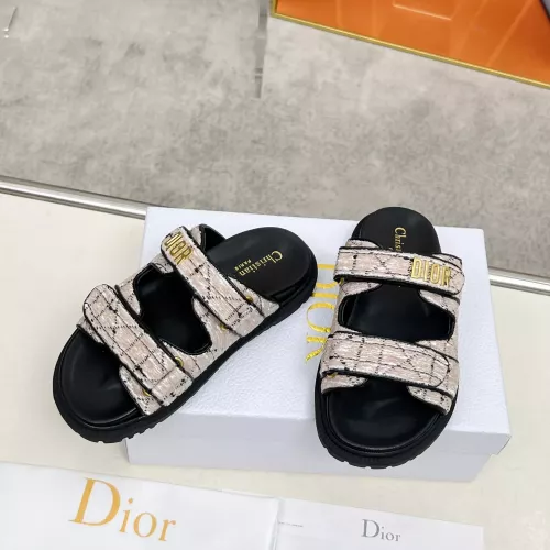 Replica Christian Dior Slippers For Women #1319847 $92.00 USD for Wholesale