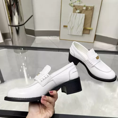 Replica MIU MIU Leather Shoes For Women #1320186 $102.00 USD for Wholesale