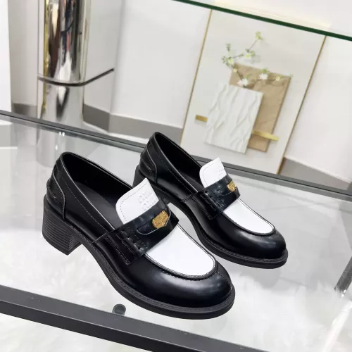 Replica MIU MIU Leather Shoes For Women #1320188 $102.00 USD for Wholesale