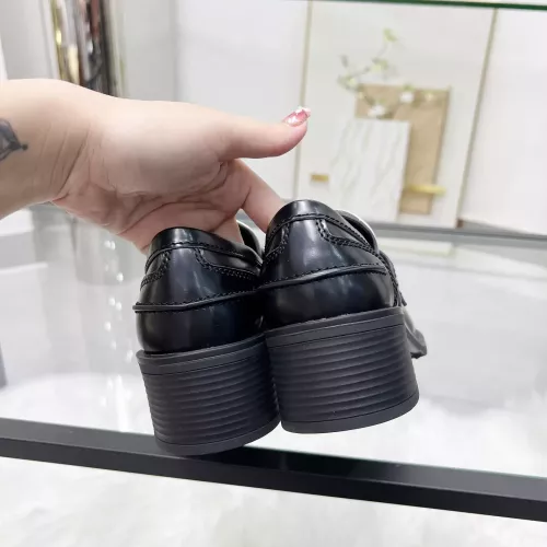 Replica MIU MIU Leather Shoes For Women #1320188 $102.00 USD for Wholesale