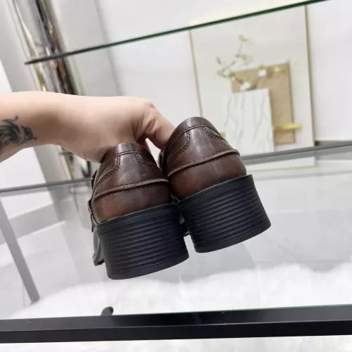 Replica MIU MIU Leather Shoes For Women #1320190 $102.00 USD for Wholesale