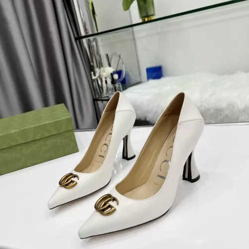 Cheap Gucci High-Heeled Shoes For Women #1320199, $$80.00 USD On Gucci High-Heeled Shoes